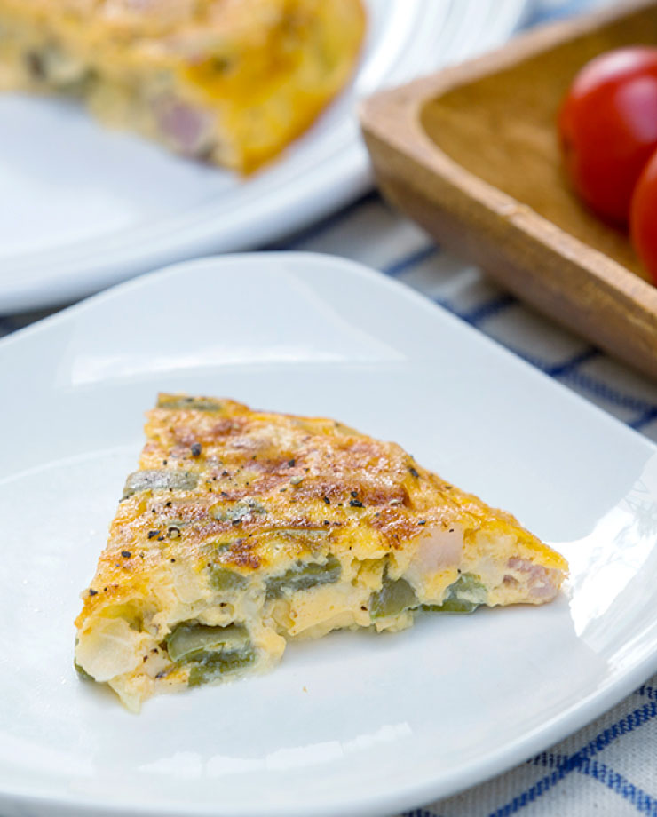 サボテン入り簡単キッシュ